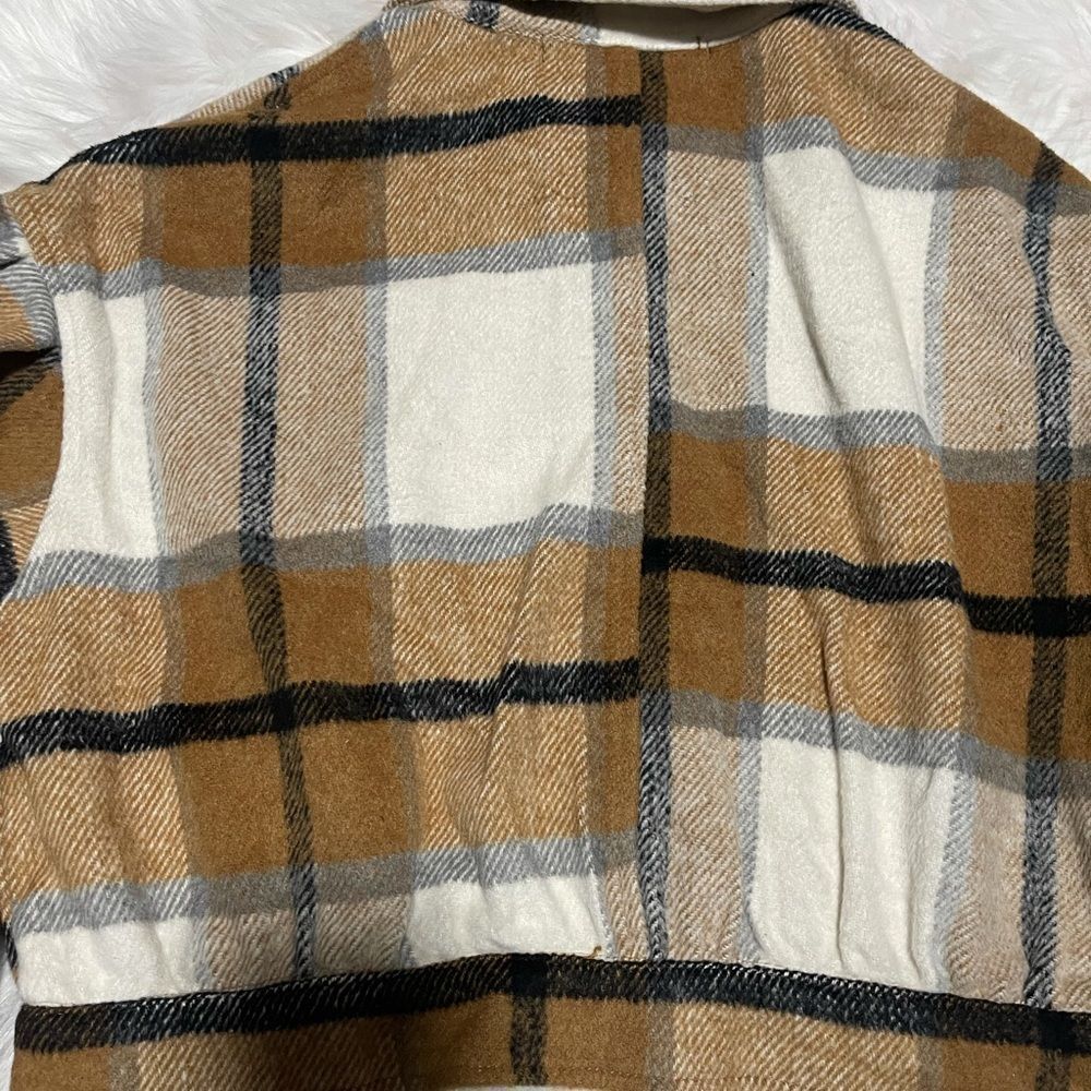 KENDRA Plaid Shacket New - Picture 6 of 10